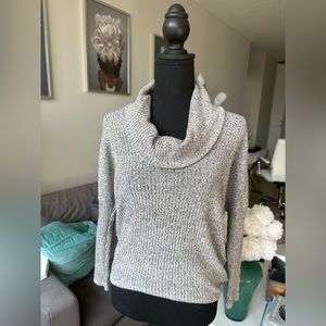 Gray Cowl Neck Sweater